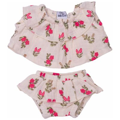 Vêtements pour poupée en gaze de coton liberty
