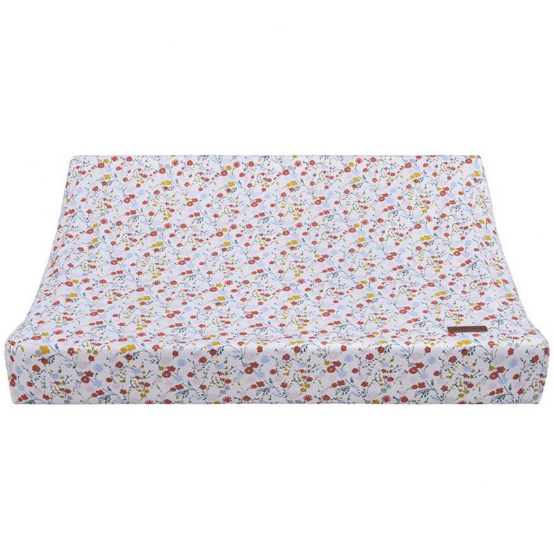 Housse de matelas à langer Bloom blanche (45 x 70 cm) Baby's Only