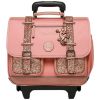 Cartable primaire à roulettes Glossy Pink (38 cm) Caméléon Produit 1