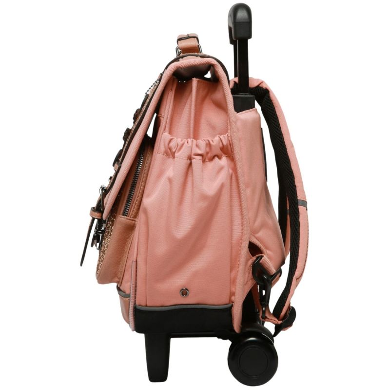 Cartable à roulettes Glossy Pink (38 cm) Caméléon Produit 2