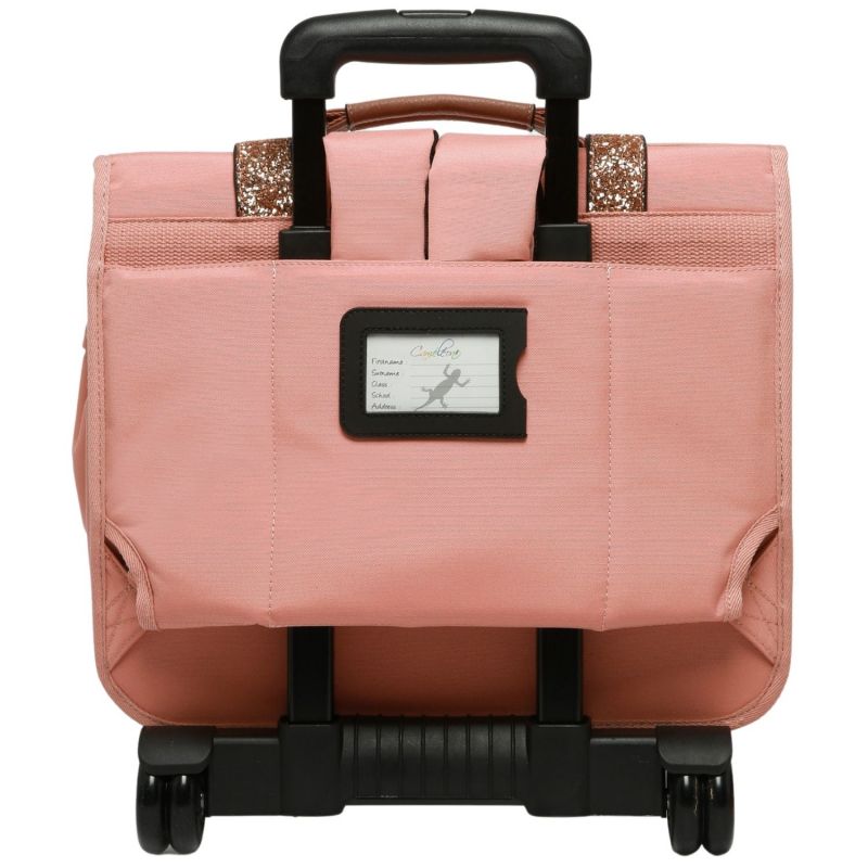 Cartable à roulettes Glossy Pink (38 cm) Caméléon Produit 4
