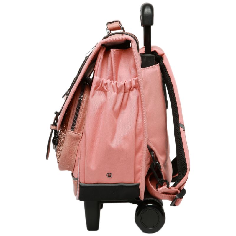 Cartable primaire à roulettes Glossy Pink (38 cm) Caméléon Produit 4