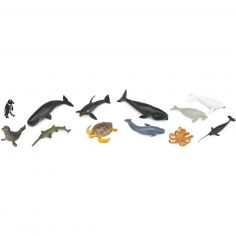 Set de 12 Animaux Marins (7-11 cm)