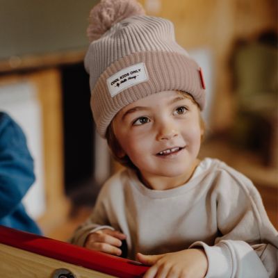Bonnet Color Block Coffee (2-5 ans)