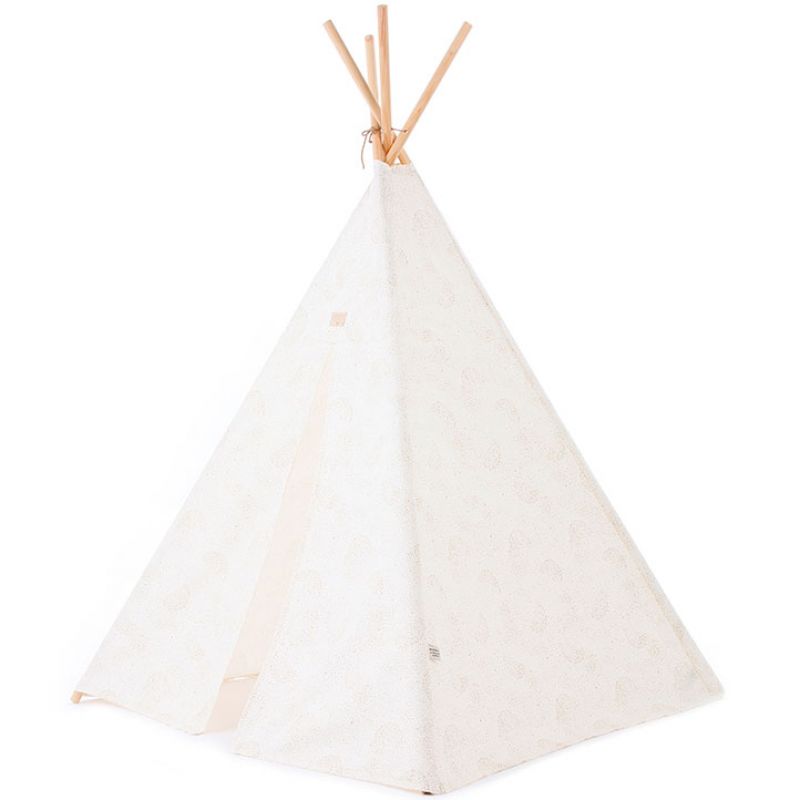 Tente tipi Phoenix Gold bubble White Nobodinoz