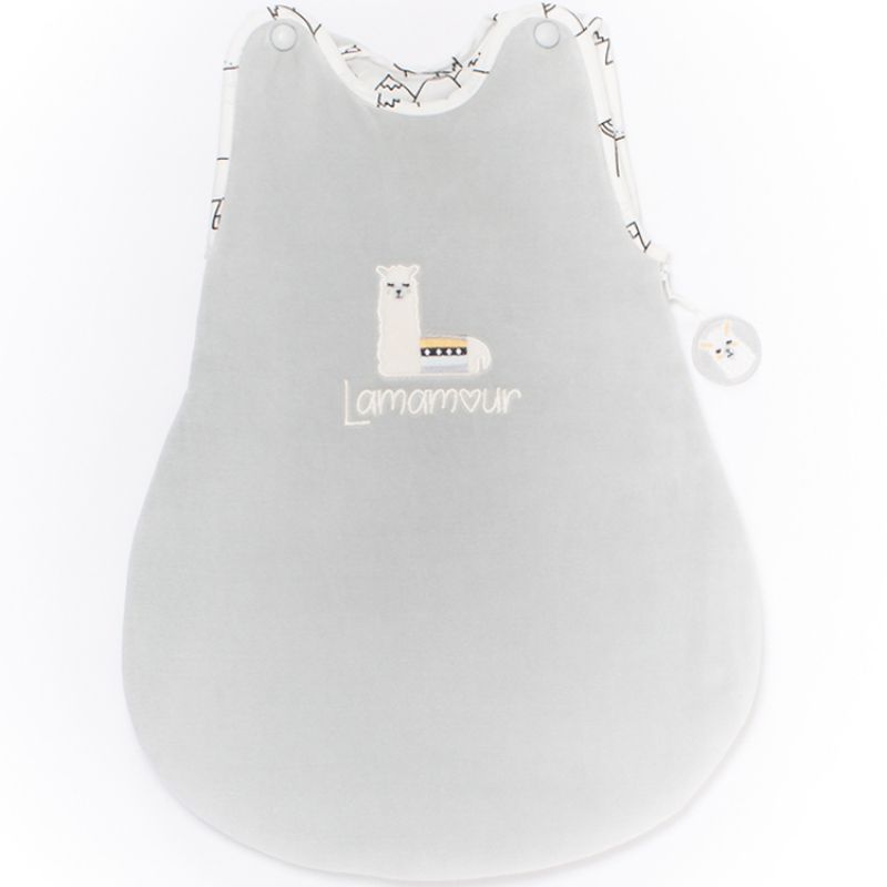 Gigoteuse chaude grise Lamamour (50 cm) Maison Nougatine