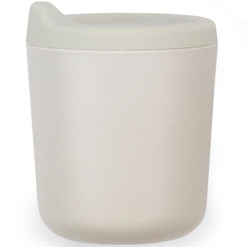 Tasse à bec en bambou Bambino gris nuage EKOBO