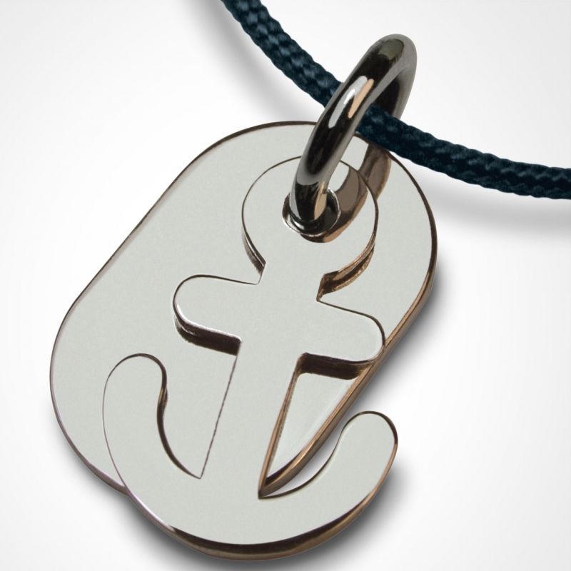 Collier cordon Popeye (argent 925°) Mikado