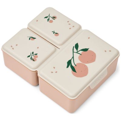 Lunchbox à compartiments Driss Peach Liewood