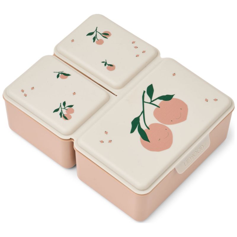 Lunchbox à compartiments Driss Peach Liewood Produit 1