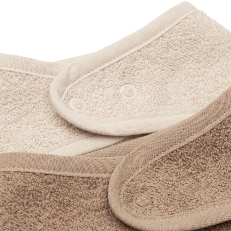 Lot de 2 bavoirs bandana Sand-Milky Coffee Jollein Produit 4