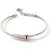 Gourmette rigide ovale Papillon (argent 925) Baby bijoux Produit 1