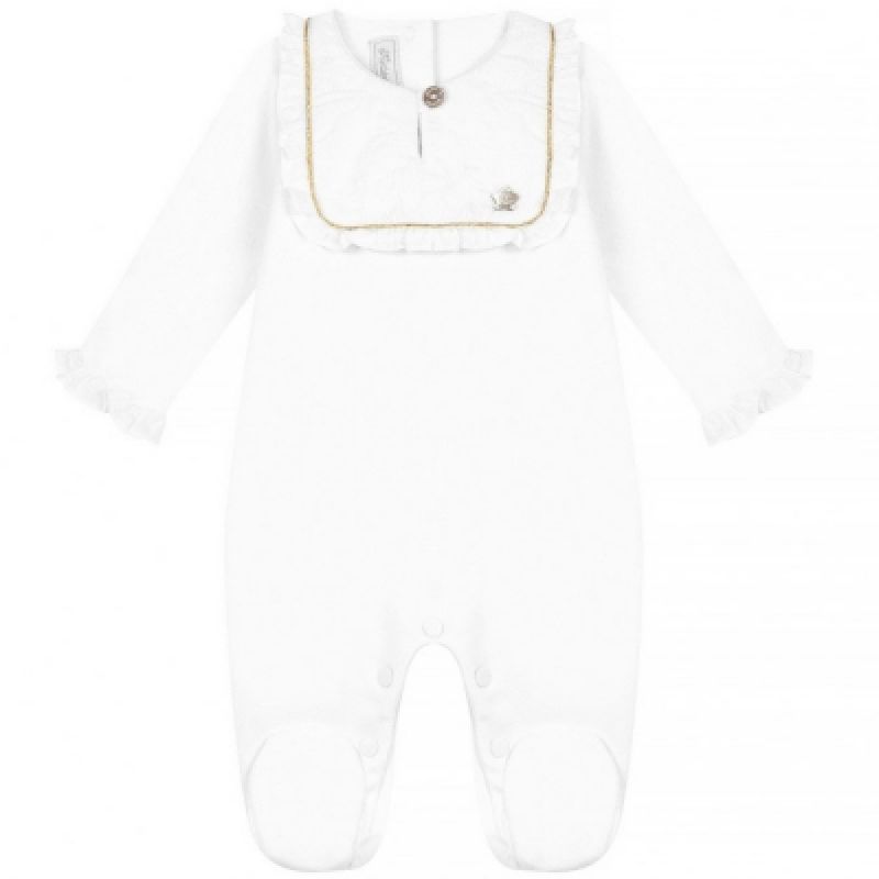 Pyjama léger blanc Délicatesse (3 mois) Tartine et Chocolat