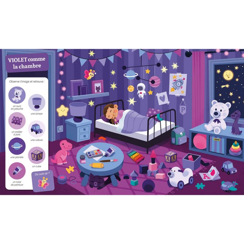 Livre Cherche et trouve des touts-petits Les couleurs Auzou Editions Produit ouvert 2