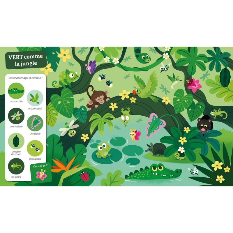 Livre Cherche et trouve des touts-petits Les couleurs Auzou Editions Produit ouvert 3