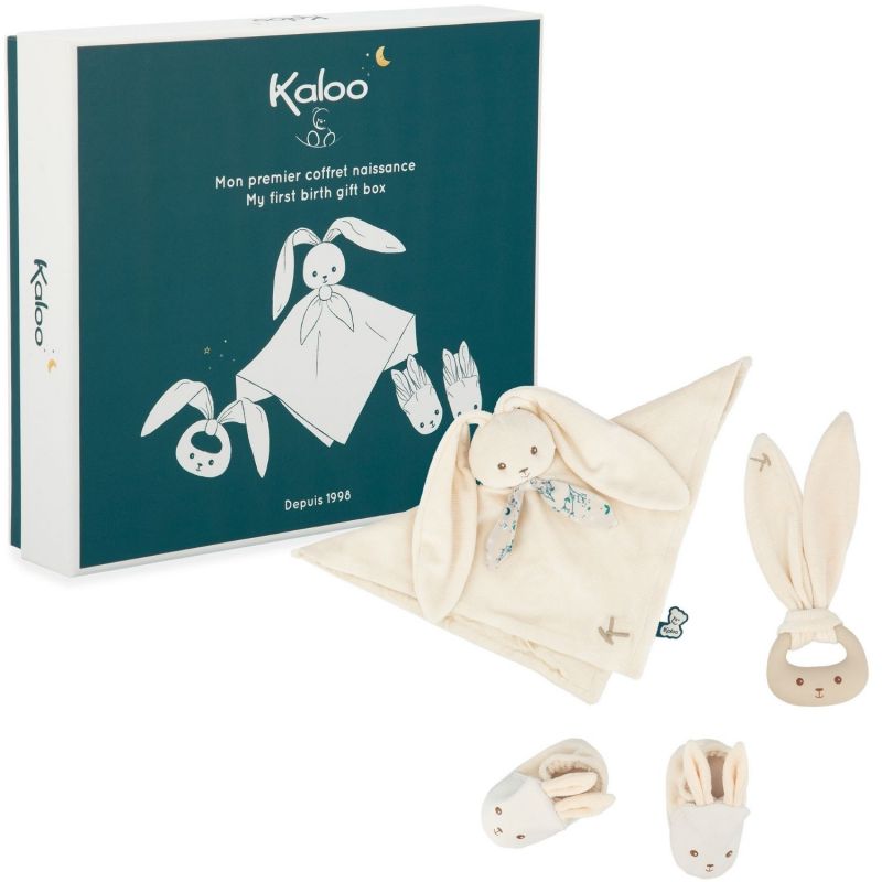 Mon premier coffret de naissance crème (3 pièces) Kaloo Packaging 6
