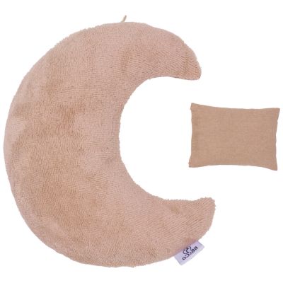 Bouillotte lune bambou et gaze de coton Mocha BB & Co