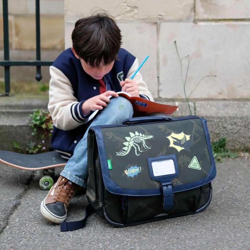 Cartable maternelle Les Fantaisies Timothée Kaki (35 cm) Tann's Ambiance 8