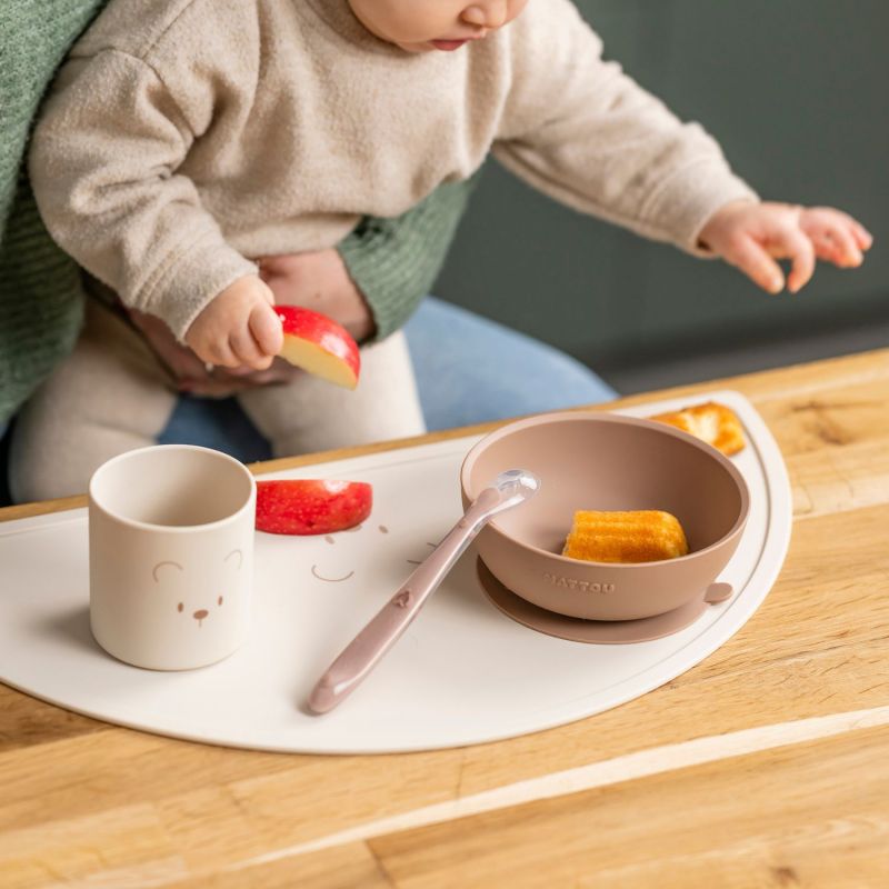 Coffret repas Ours Nature (4 pièces) Nattou Ambiance 5