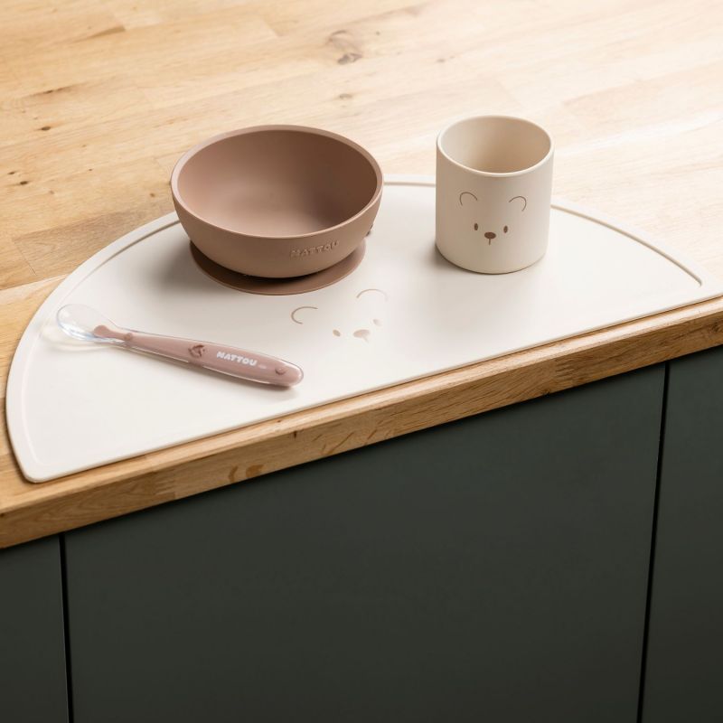 Coffret repas Ours Nature (4 pièces) Nattou Ambiance 6