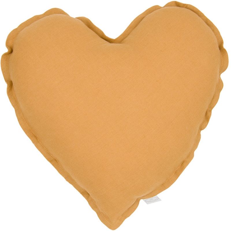 Coussin coeur caramel (40 cm) Cotton&Sweets