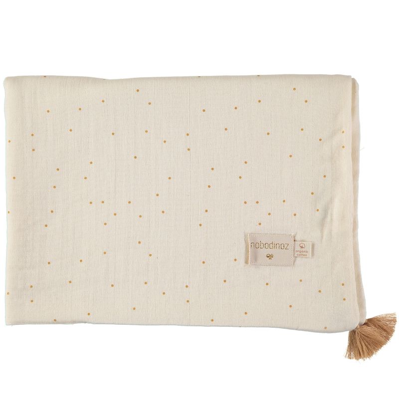 Couverture d'été bébé Honey sweet dots (70 x 100 cm) Nobodinoz