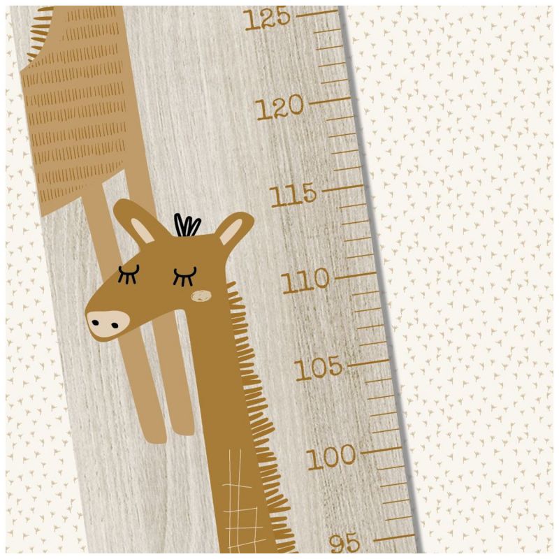 Toise en bois girafes Isidore Caramel personnalisable Charlie et Suzie Ambiance 4