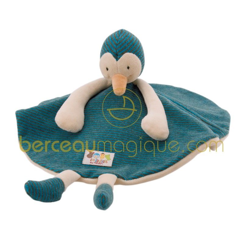 Doudou pingouin Les Loupiots Moulin Roty