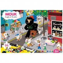 Puzzle Mouk à New-York (96 pièces)  par Petit Jour Paris