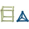 Jouet de dentition cube et triangle vert/bleu  par Nattou