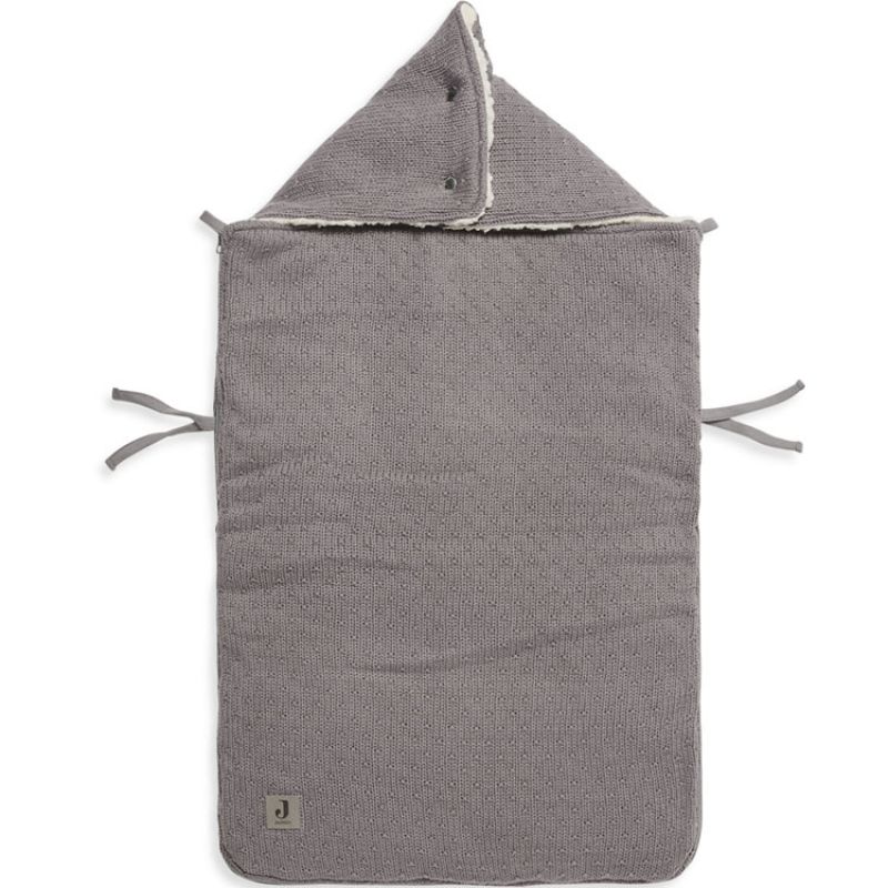 Nid d'ange passe sangle Bliss knit storm grey (82 cm) Jollein