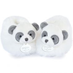 Chaussons avec hochet Panda roux - Boutique Solidaire UNICEF