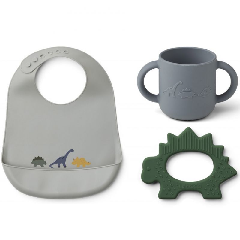 Coffret cadeau Carol Dino blue multi mix Liewood