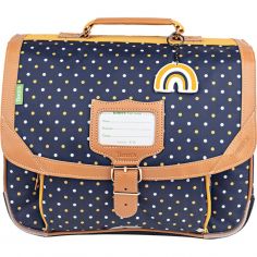 Cartable maternelle Les Fantaisies Faustine bleu-moutarde (35 cm) - Tann's