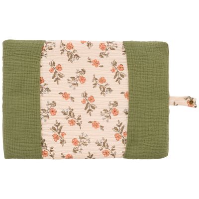 Protège-carnet de santé fleurs et fougère
