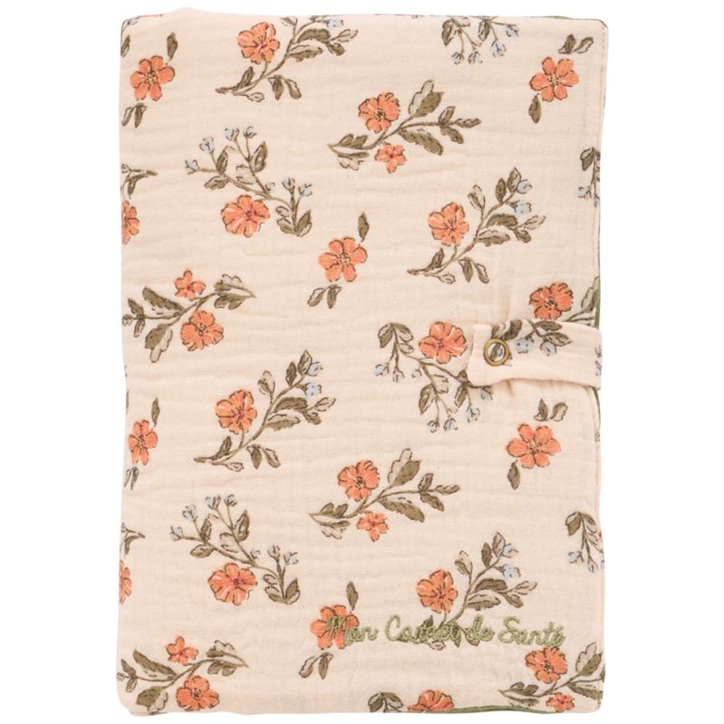Protège-carnet de santé fleurs et fougère BB & Co Produit 1
