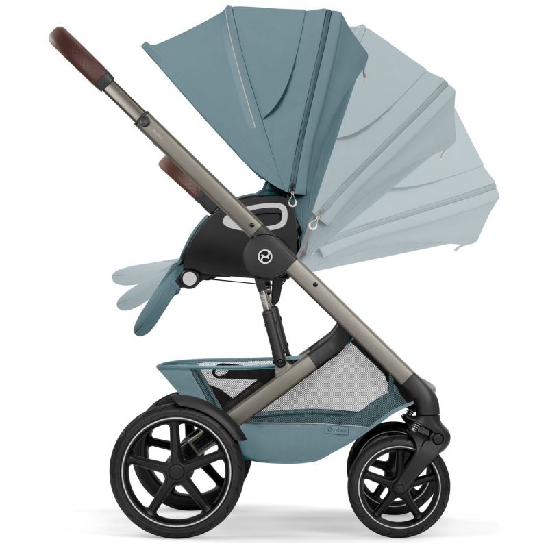 Poussette tout-terrain Talos S 2026 avec nacelle pliable Stormy Blue Cybex Produit 9