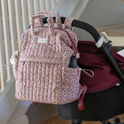 Sac à dos à langer Cherry Fleurs