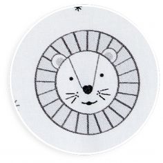 Coussin d'assise pour chaise haute basic Grey Lions