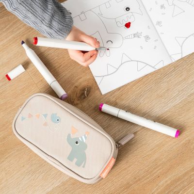 Trousse scolaire Celebration Sable