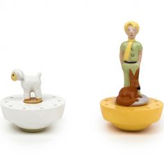 Boîte à musique magnétique Le Petit Prince bleu ciel