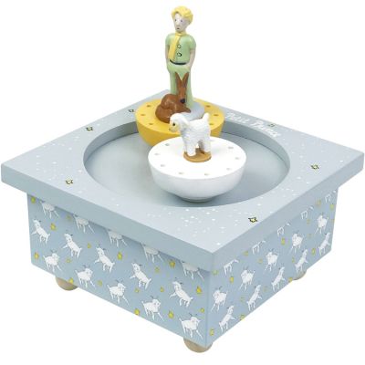 Boîte à musique magnétique Le Petit Prince bleu ciel  par Trousselier