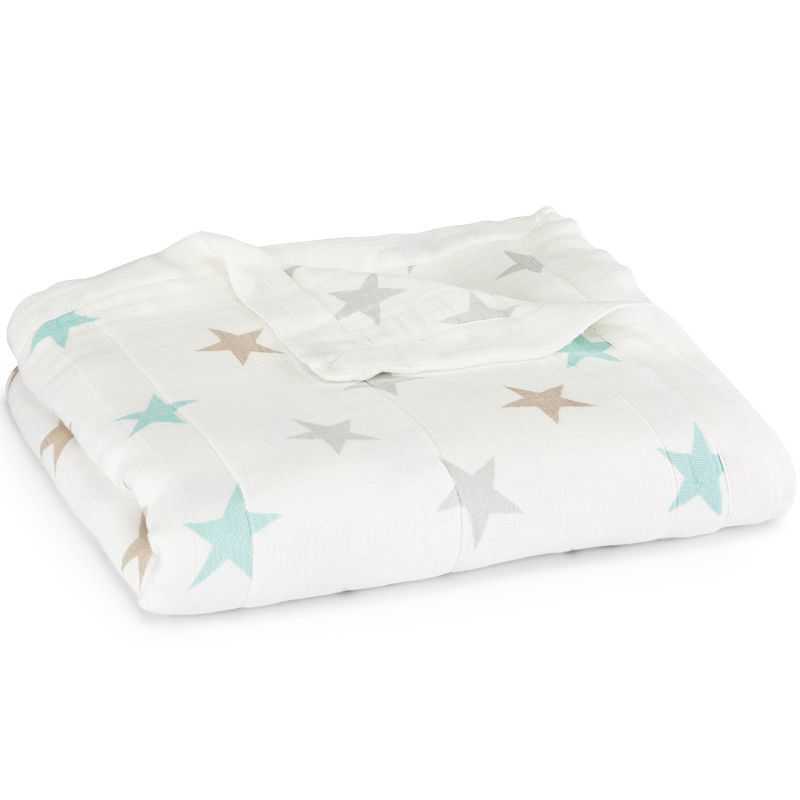 Couverture Milky way blanche à étoiles (120 x 120 cm) aden + anais
