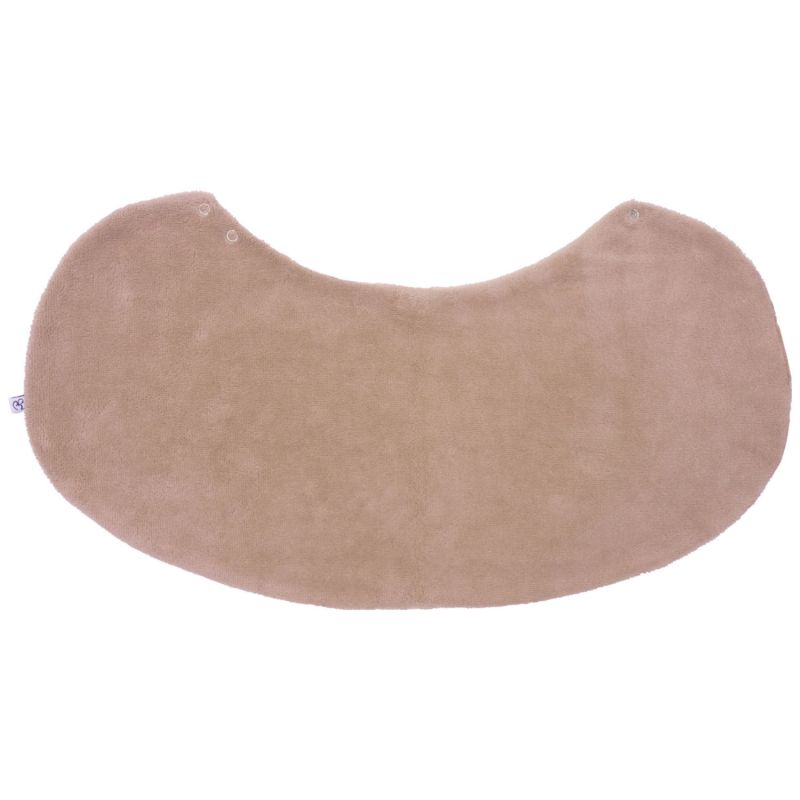 Bavoir 2 en 1 (poncho et épaule) gaze de coton et bambou clairière et Mocha BB & Co Produit 2