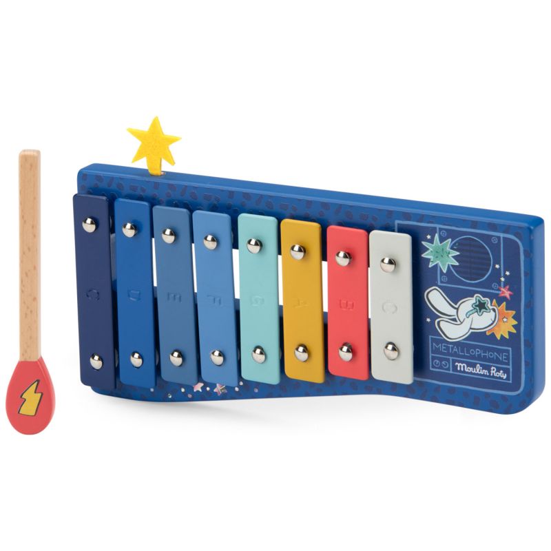 Métallophone Puce & Pilou Moulin Roty Produit 3