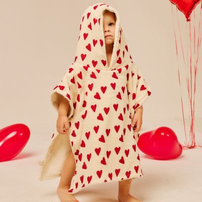 Poncho de bain Coeur