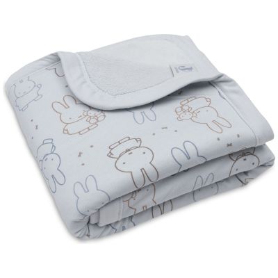 Couverture Miffy Moments Cloudy Blue (75 x 100 cm) Jollein