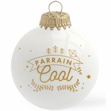 Boule de Noël Parrain cool  par Baubels