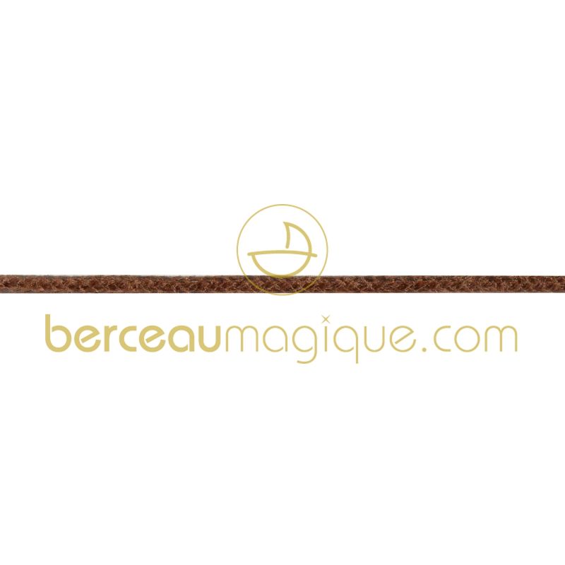 Cordon supplémentaire chocolat au lait pour bracelet Mikado