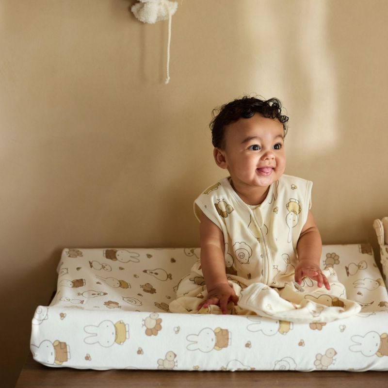 Housse de matelas à langer en jersey Miffy Family Farm (50 x 70 cm) Jollein Ambiance 6